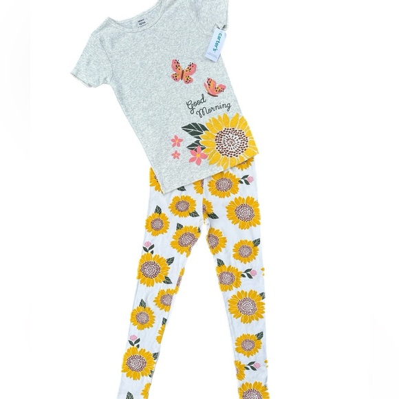 NWT Carter’s Girls Snug Fit Summer Pajama Set Size 10 - Picture 3 of 4